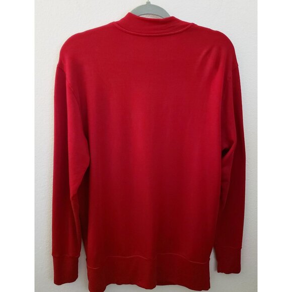 Athleta Berry Red Modal Blend Oversize Pullover Long Sleeve Top Sz SP EUC - Picture 4 of 7